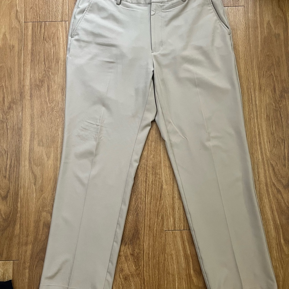Greg Norman Collection Men’s Tan Chinos Classic Fit 36‎ X 30